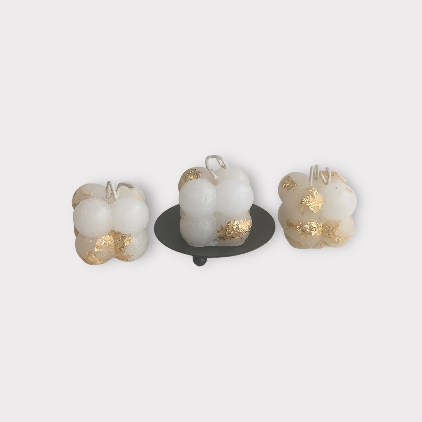 Mini Bubble Candle (Set of 3) - Gilded Collection